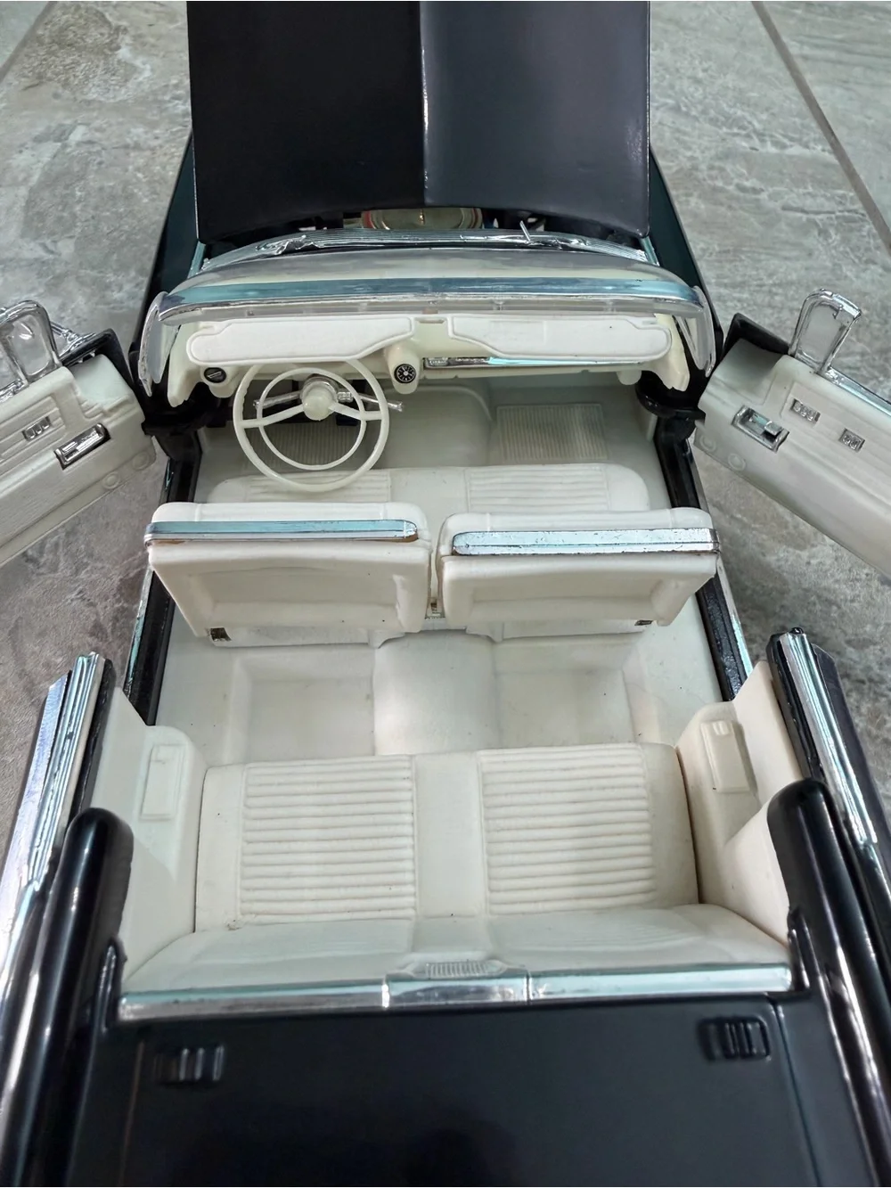 Black Cadillac Eldorado Convertible Diecast Car